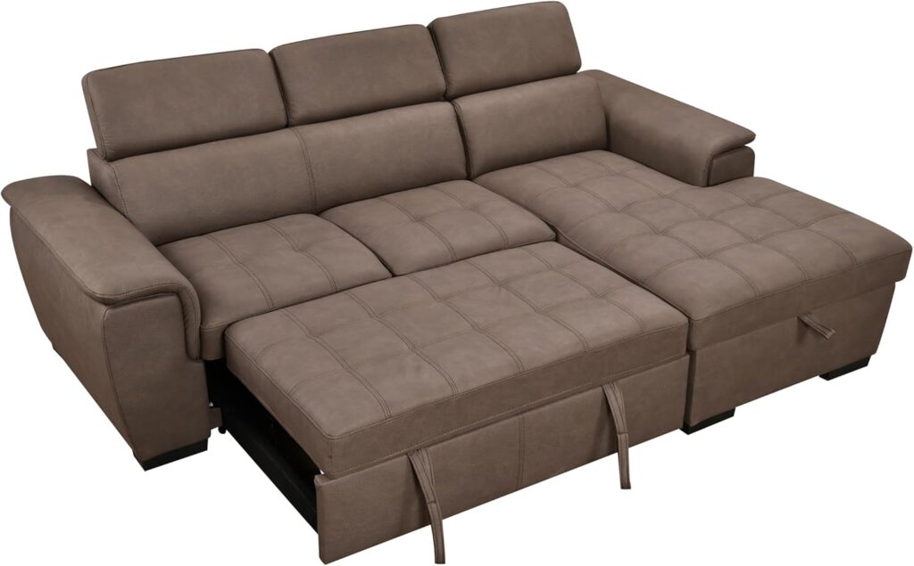 Sectional with Recliner and Sofa Bed